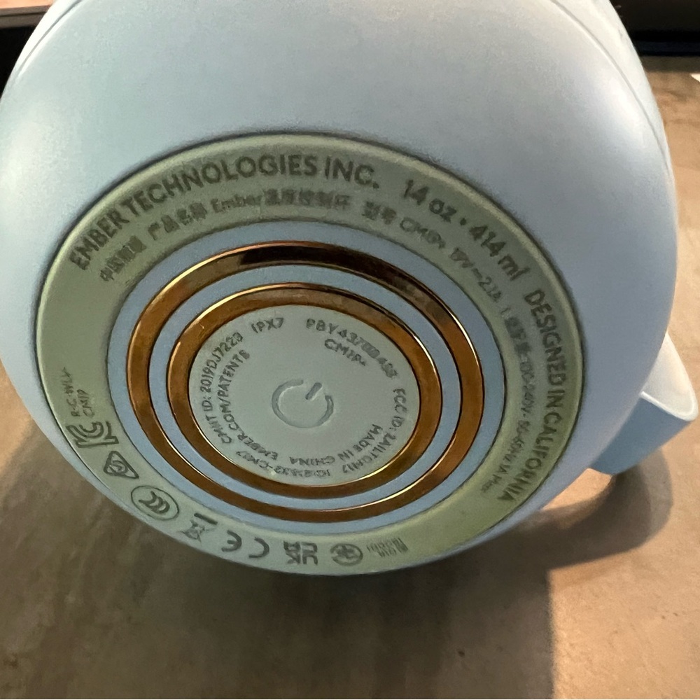 Ember Temperature Control Mug - Light Blue 16 ozs - Picture 3 of 5